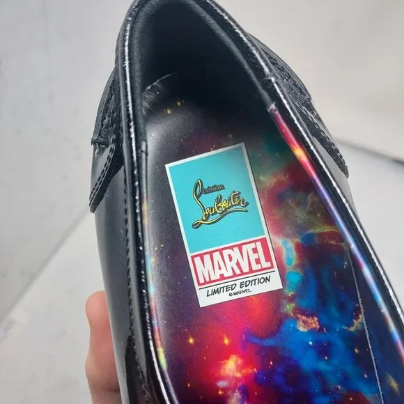 CHRISTIAN LOUBOUTIN Marvel WOMENS The Amazing Loubi Loafer Shoe - Picture 12 of 12